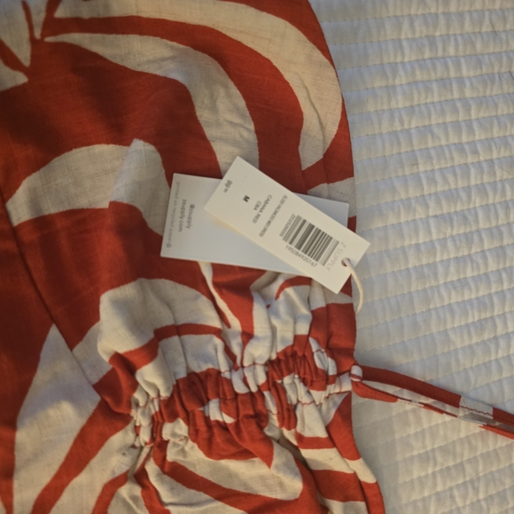 Elodi Palm Floral Midi Dress ZSupply - Picture 2 of 4